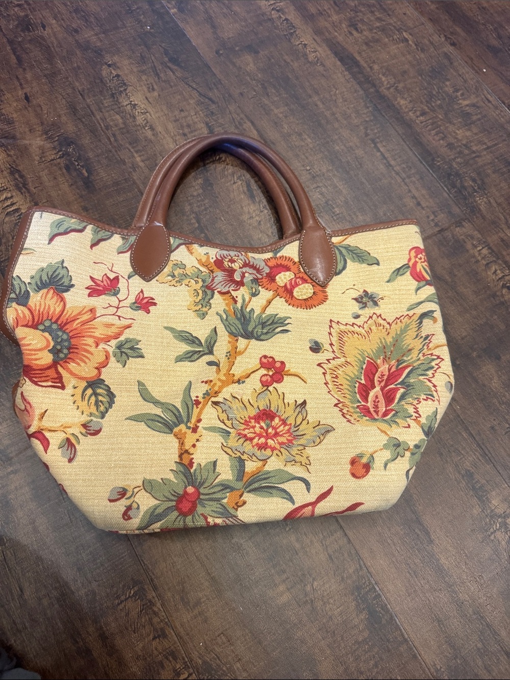Talbots floral purse